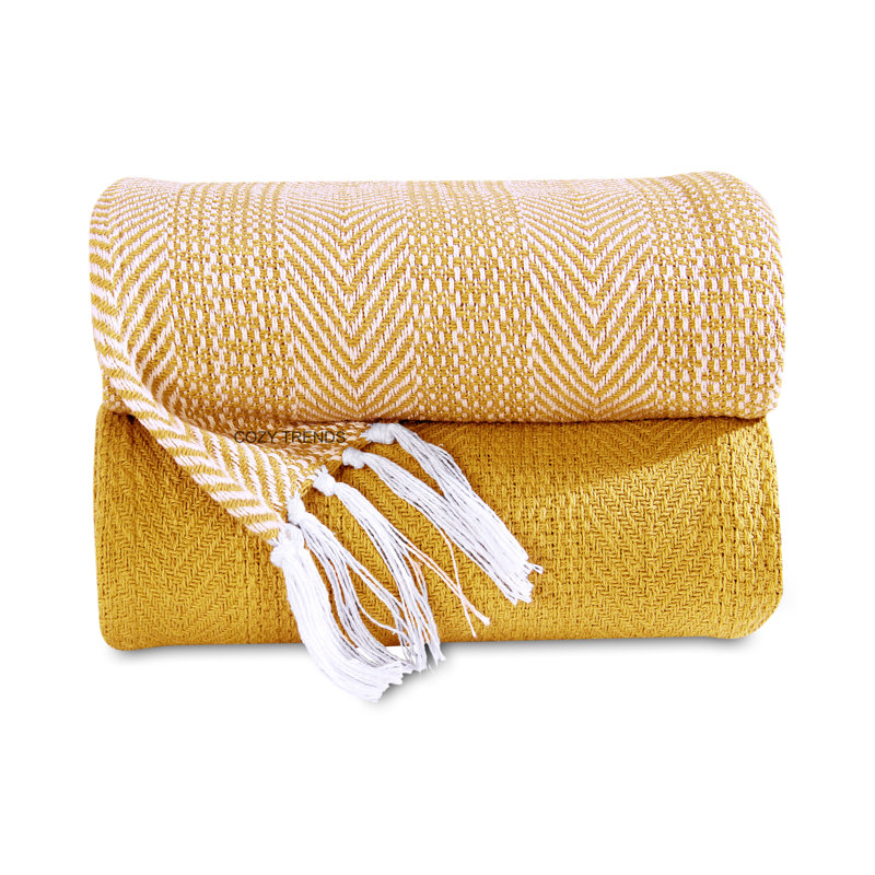 CozyHomesCollection 100 Cotton Throw